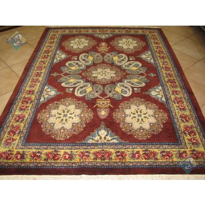 Rug Sanandaj Carpet Handmade Crown Design