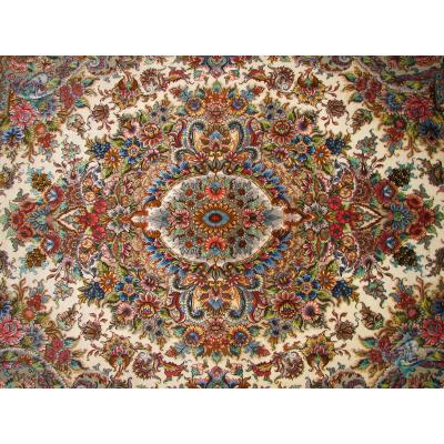 Rug Tabriz Carpet Handmade Khatibi Design