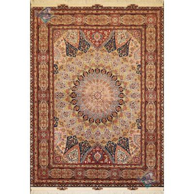 Rug Tabriz Carpet Handmade Dome Design