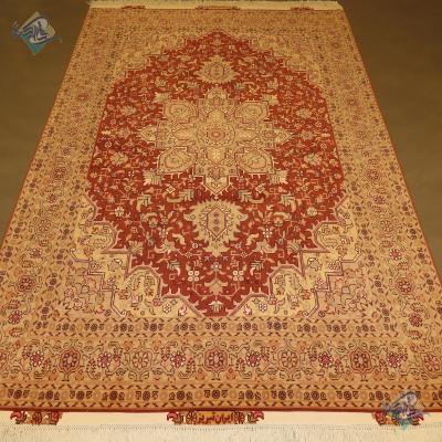 Rug Tabriz Carpet Handmade Heriz Design