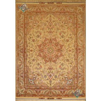 Rug Tabriz Carpet Handmade Rezai Design