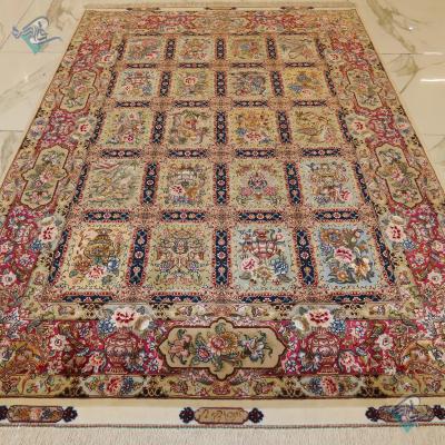 Rug Tabriz Carpet Handmade Golestan Design