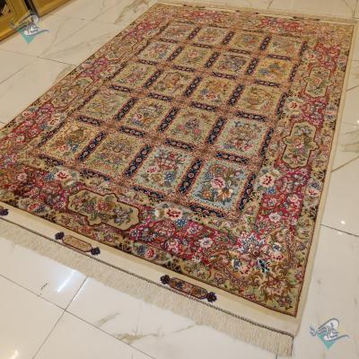 Rug Tabriz Carpet Handmade Golestan Design