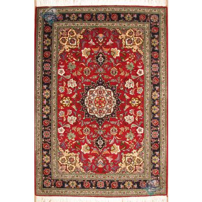 Zar-o-nim Tabriz Carpet Handmade  Javad Ghalam Design