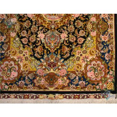 Zar-o-nim Tabriz Carpet Handmade Salari Design