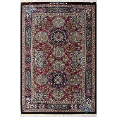 Zar-o-Nim Qom Carpet Handmade Vagireh Design