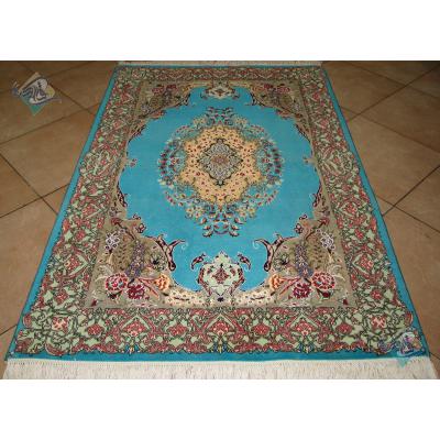 Zar-o-Nim Tabriz Carpet Handmade Mirzai Design