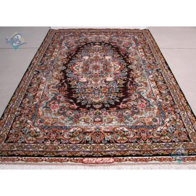 Pair Zarnim Tabriz Carpet Handmade New Kheradyar Design