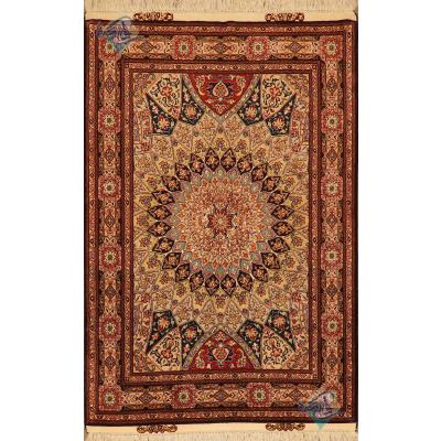 Zaronim Tabriz Carpet Handmade Dome Design