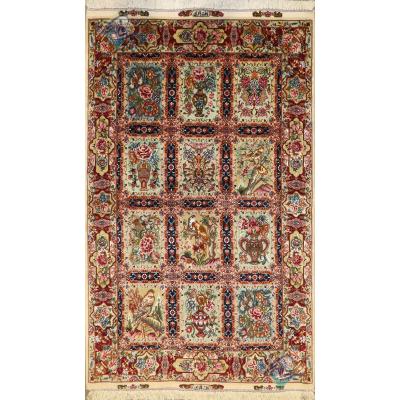 Zaronim Tabriz Carpet Handmade Golestana Design