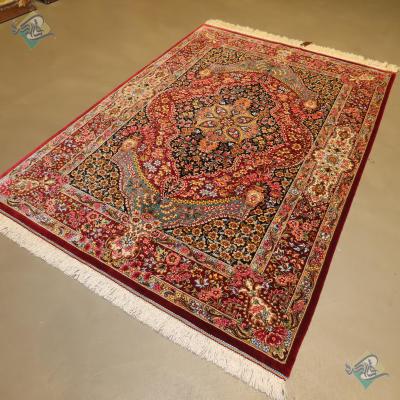 Zaronim Qom Carpet Handmade Toranj Design All Silk