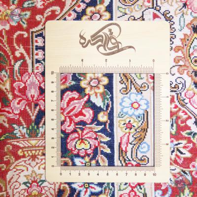 Zaronim Qom Carpet Handmade Toranj Design All Silk