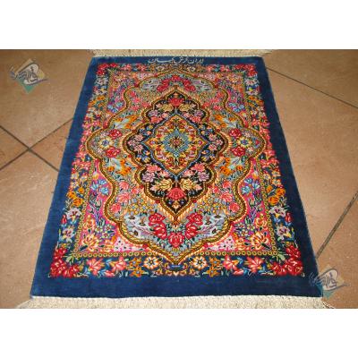   Handwoven Qom Carpet Complete Silk