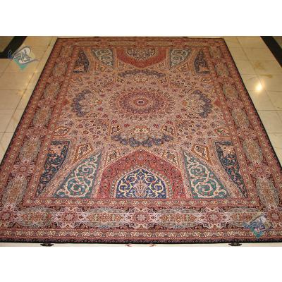 Nine Meter Tabriz Carpet Handmade Dome Design