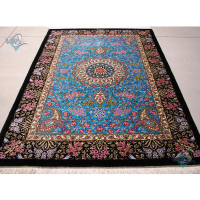 Zar-o-Charak Qom Carpet Handmade Shirazi Design