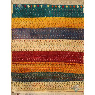 Zar_o_Charak Handmade Gabeh Carpet parallel  Designe All Wool