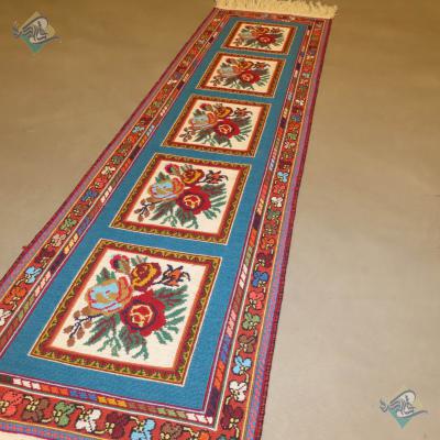 Runner Sirjan kilim&Carpet Handmade Brick Design All Wool