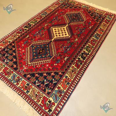 Zar_O_Charak Carpet Yalameh Borojen Handmade Three pools Design