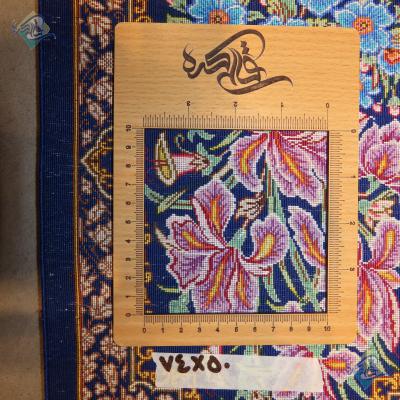 Tableau Carpet Handwoven Qom Brick Design all Silk