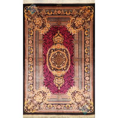 2Zari Qom Carpet Handmade Versace Design All Silk