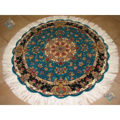 Circle Tabriz Handwoven Carpet Salary  Design