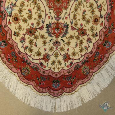 Oval Tabriz Carpet Handmade Zohreh Design