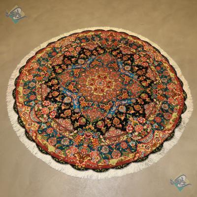 Circle Rug Tabriz Carpet Handmade New Salari Design
