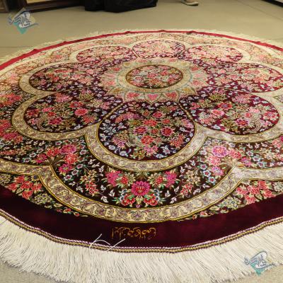 Circle Rug Qom Carpet Handmade New Toranj Design