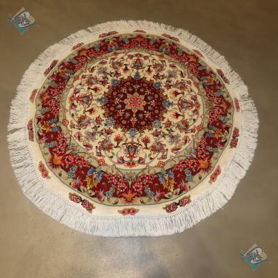 Circle carpet Handwoven Tabriz New Oliya Design