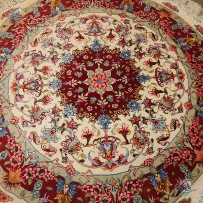 Circle carpet Handwoven Tabriz New Oliya Design