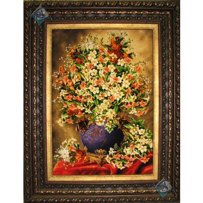 Tabriz Tableau Carpet Flower pot