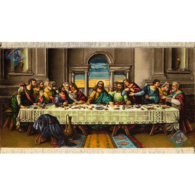 Tableau Carpet Handwoven Tabriz The Last Supper Design