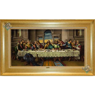 Tableau Carpet Handwoven Tabriz The Last Supper Design