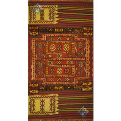 Rug Ghochan Kilim Carpet Handmade Geometric Design