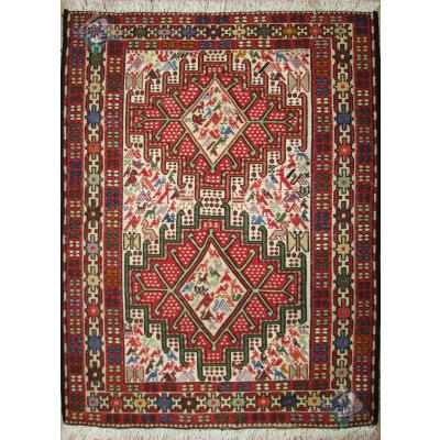 Zar-o-Charak Kilim Ardabil Silk Handmade