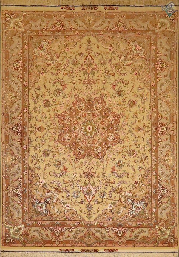 قالیچه دستباف تبریز نقشه جدید ابریشم