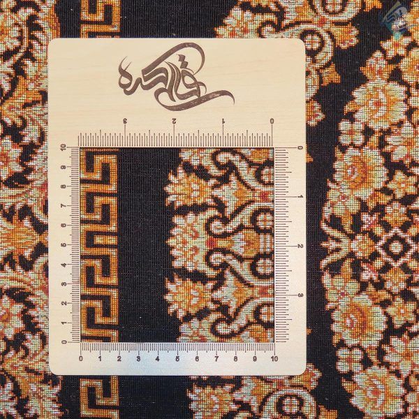 ذرع و نیم دستباف تمام ابریشم قم طرح جدید ورساچه تولیدی امیران - Image 7