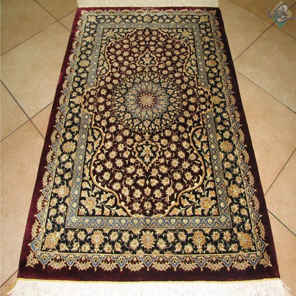 ذرع و چهارک دستباف تمام ابریشم قم تولیدی مرادی - Image 2