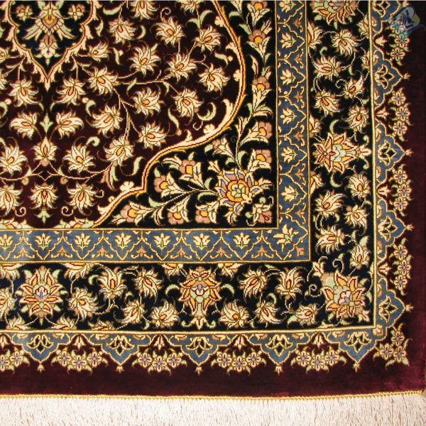 ذرع و چهارک دستباف تمام ابریشم قم تولیدی مرادی - Image 4