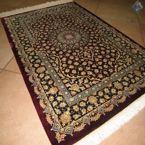 ذرع و چهارک دستباف تمام ابریشم قم تولیدی مرادی - Image 5