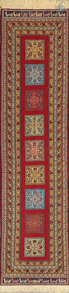 گلیم سوزنی سیرجانی سایز رانر و یا کناره کوچک پشم