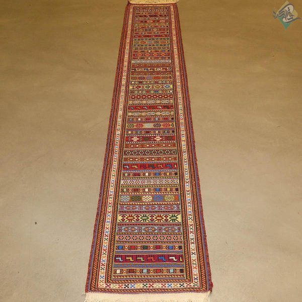 رانرسوزنی دستباف سیرجان طرح محرمات تمام پشم رنگ گیاهی - Image 3