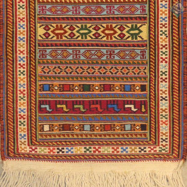 رانرسوزنی دستباف سیرجان طرح محرمات تمام پشم رنگ گیاهی - Image 4