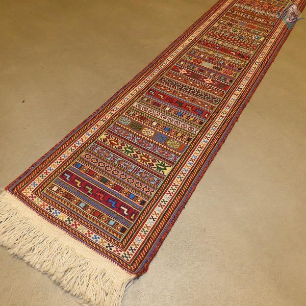 رانرسوزنی دستباف سیرجان طرح محرمات تمام پشم رنگ گیاهی - Image 6