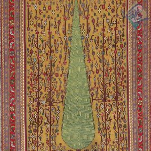 ذرع و نیم دستباف گلیم سوزنی سیرجانی طرح سرو