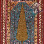 ذرع و نیم دستباف گلیم شیرکی پیچ سیرجانی اعلا