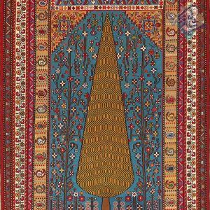 ذرع و نیم دستباف گلیم شیرکی پیچ سیرجانی اعلا