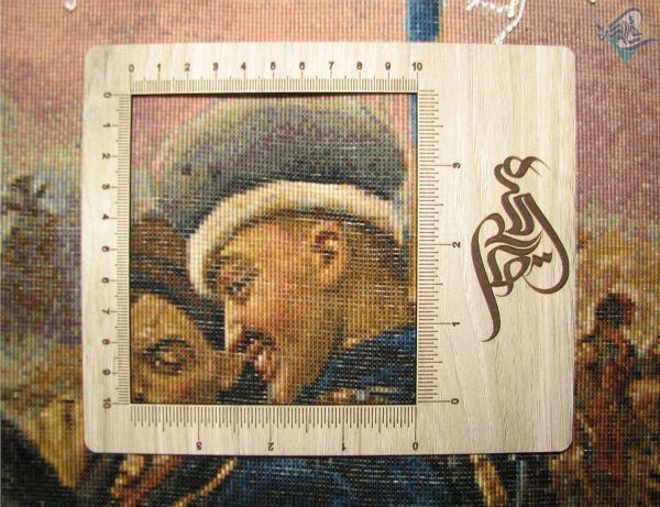 تابلو فرش دستباف تبریز طرح تراس بولبا چله و گل ابریشم - Image 3