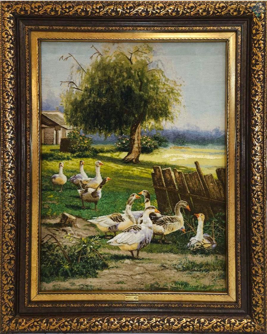 تابلو فرش دستبافت تبریز طرح جدید