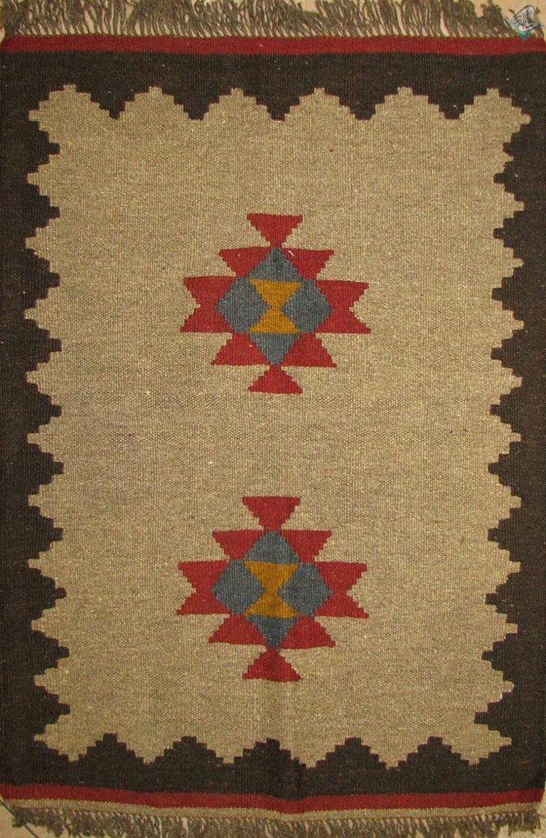 گلیم دستباف شیرازی تمام پشم رنگ گیاهی